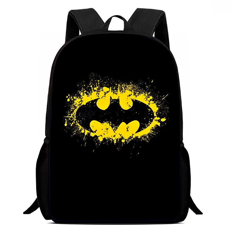 

15-Inch Cool B-batman Print Backpacks Cartoon pattern Backpack For Kids School Backpack For Boys&Girls Bag For Children