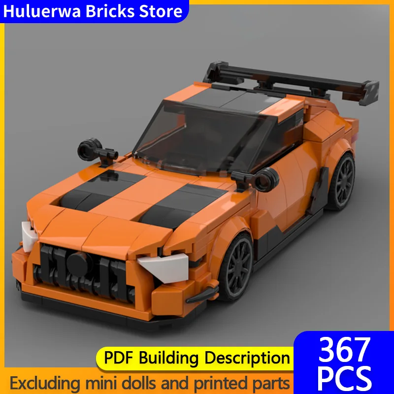 

Speed Racing Car Model MOC Building Bricks Gt Top Tier Sports Car Modular Technology Children Holiday Gifts Assemble Toys Suit