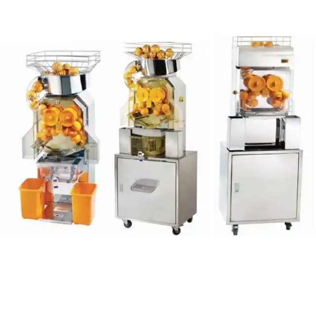 The whole process of visualizing fresh orange juice machine fresh juice extractor 110-220v