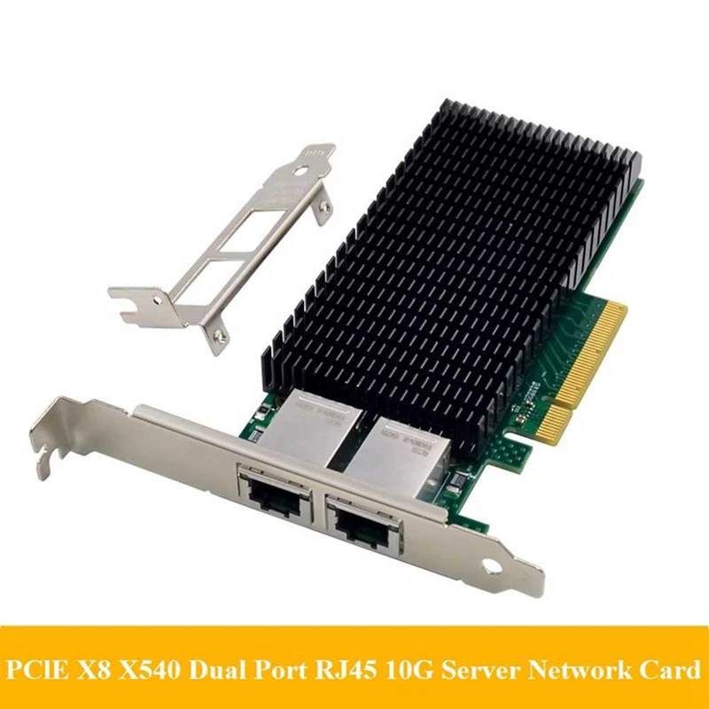 X540-T2 10G Server Network Card X540 PCIE X8 Dual-Port Network Card RJ45 10G Aggregation Network Server Network Card