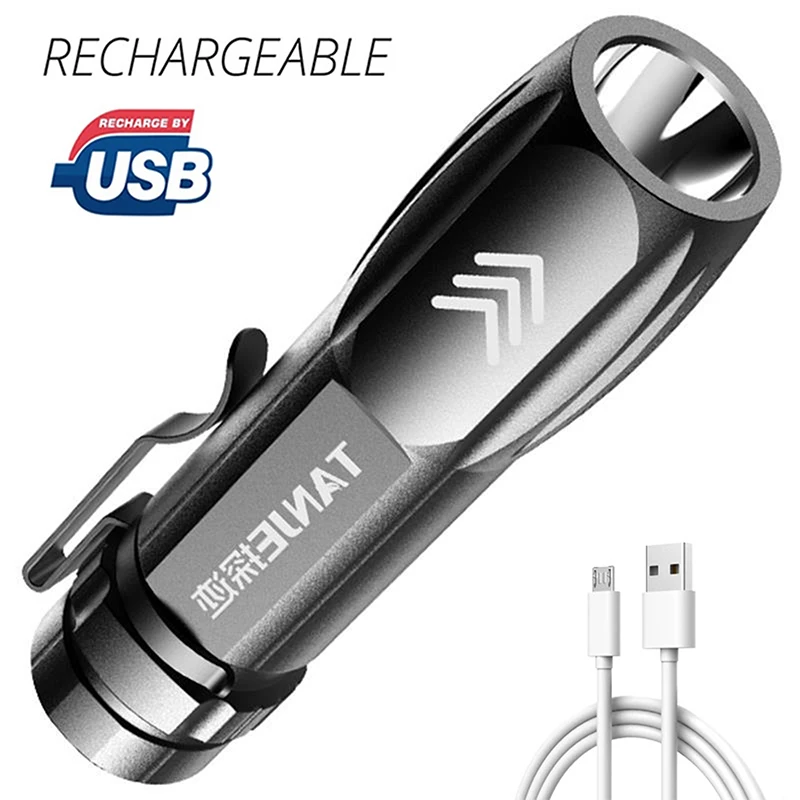 

Мини-фонарик с зарядкой от USB, фонарь для кемпинга, поисковый фонарь для кемпинга, водонепроницаемый фонарь для кемпинга, охоты, популярный фсветильник рь