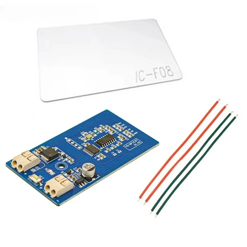 RFIC2T Smart Access Control Module with NFC/RFIC Card Support 5-12V DC for LED Lighting Systems Electric Locks Linear Actuators