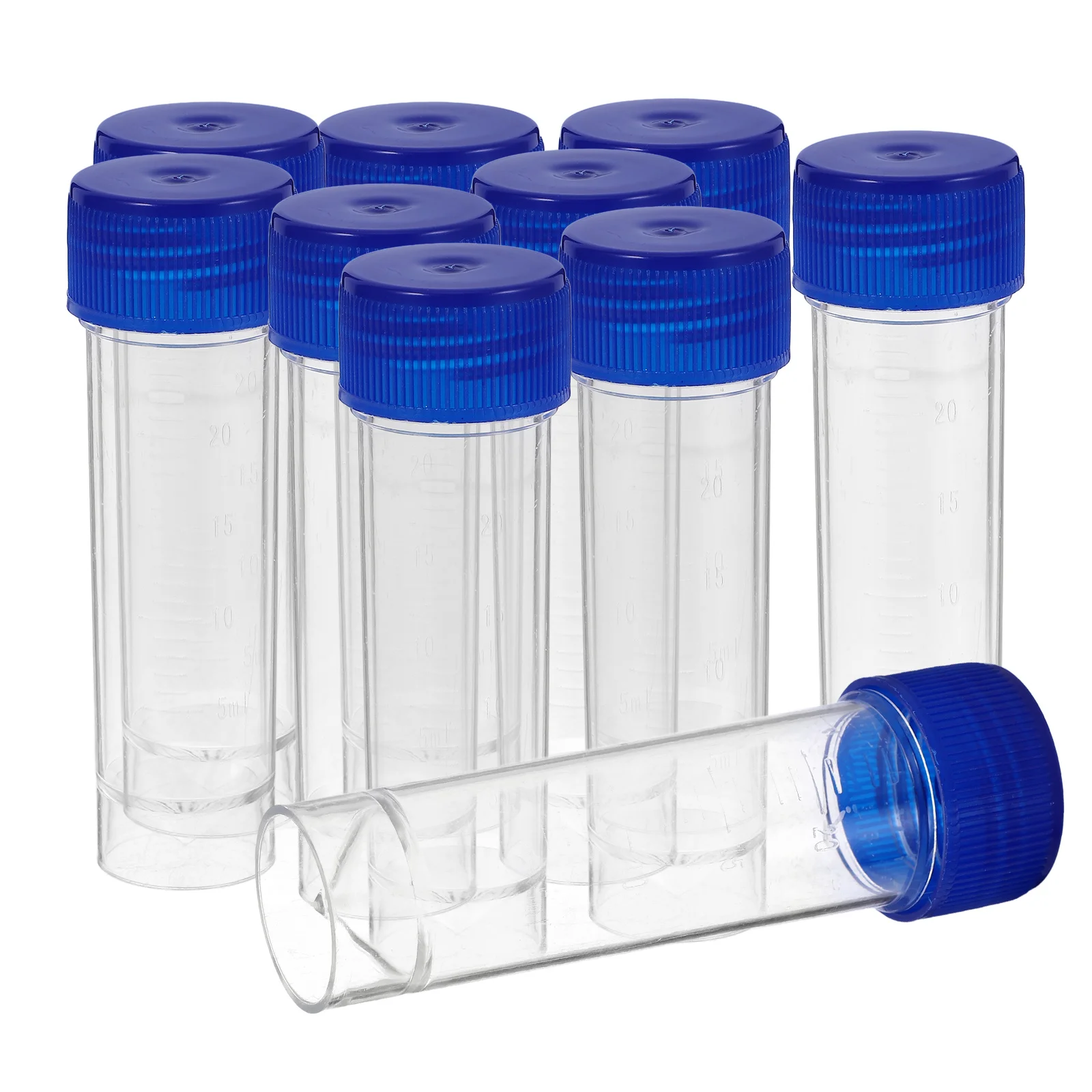 10pcs 30ml Urine Cups Transparent Sample Containers with Lids for Lab Testing Specimen Collection Plastic Disposable