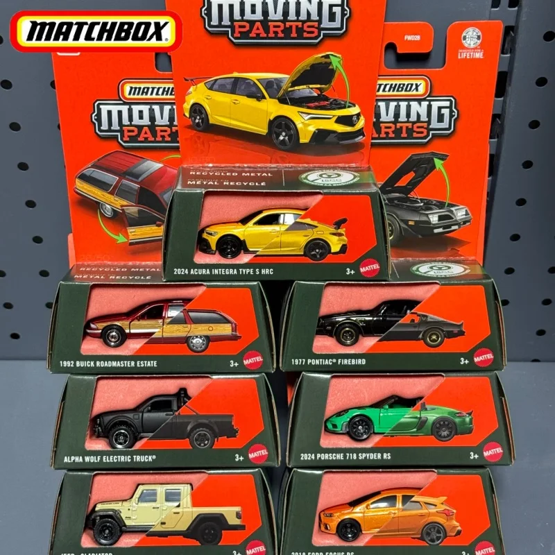 

Hot Matchbox Diecast Toy Cars 2026 M Batch Fwd28 Moving Parts Series Acura Honda Firebird Roadmaster Collectible Vehicles Gift