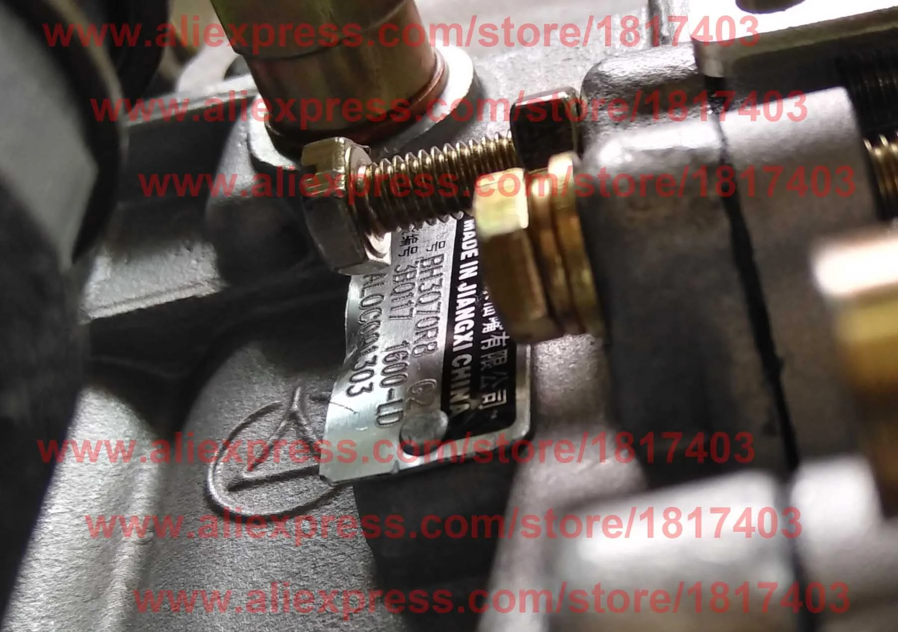 3BQ117 / BH3Q70R8 Fuel Injection Pump , Laidong 3L16CR Engine Parts