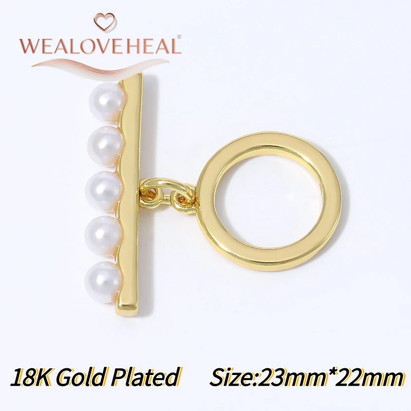 18K vergoldeter Messing-Herz-OT-Knebelverschluss mit Mikro-Pavé-Zirkonia für DIY-Armband- und Halsketten-Schmuckherstellung Zubehör – Detail 21