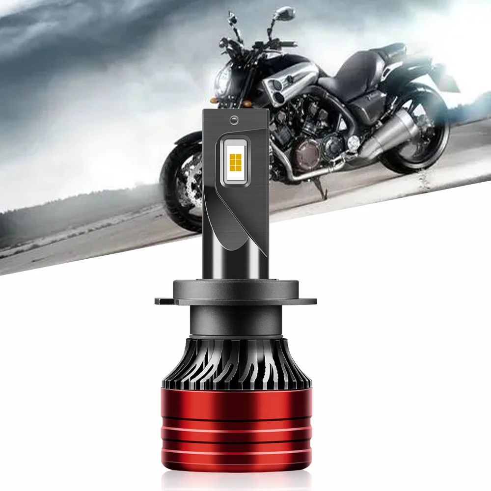 

1PC 55W Motorcycle LED Headlight H1 H4 H7 H11 Lamp Fog Lights CSP Led Bulb Front Headlamp Turbo Spotlight 6500K Bike Motor 12V