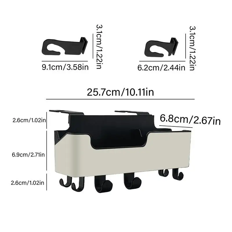 Achterbank Auto Organizer Met Bekerhouders Autostoel Opbergdoos Multifunctionele Auto Organizer Met Bekerhouder Hoofdsteun Auto