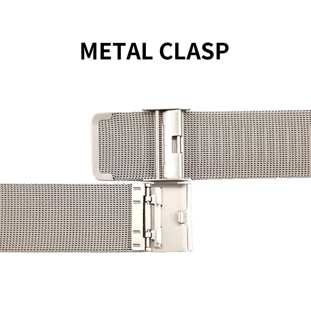 Correa milanesa para Apple watch 9 8 7 41mm 45mm Ultra/2 49mm banda transpirable de Metal para iWatch 6 5 4 3 SE 2 44mm 40mm 42mm 38mm