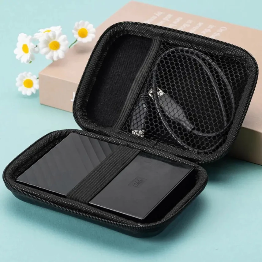 

Wholesale and retailPortable Phone Charger Shaver Zipper Bag Protection Case Hard Disk Data Cable Headphone Storage Pocket Pouch