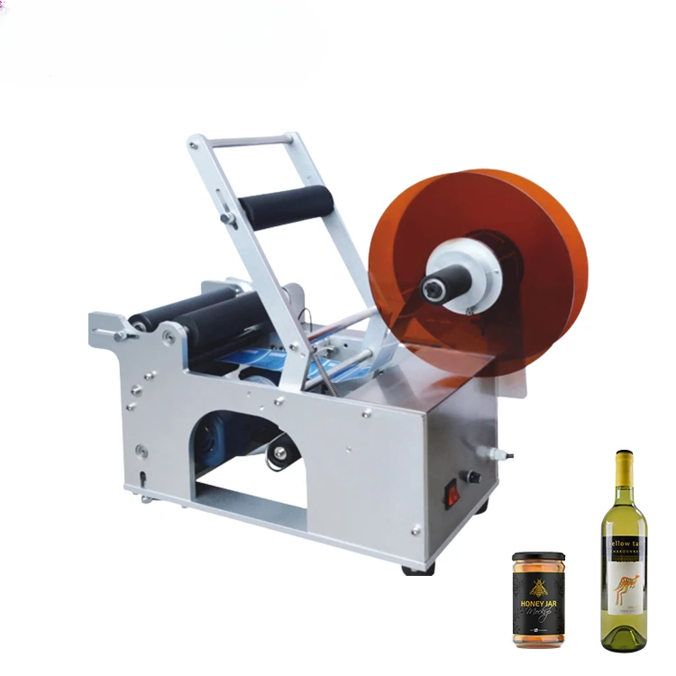 

Factory Tabletop Small Round Bottle Labeling Machine on Bottle