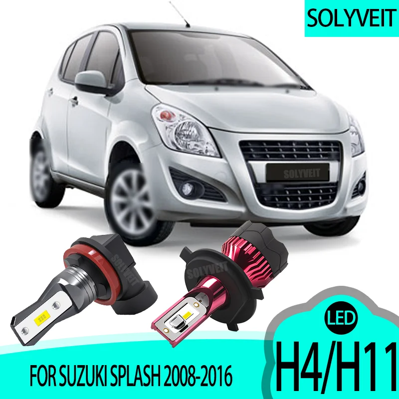 

High Definition LED Headlight Foglamp Bulbs Crystal Clear Beam FOR Suzuki Splash 2008 2009 2010 2011 2012 2013 2014 2015 2016