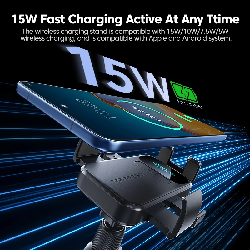 UYUXIO Air Vent Car Mount Phon - Wireless Car Charger Mount Fast Charging ulasan dan harga