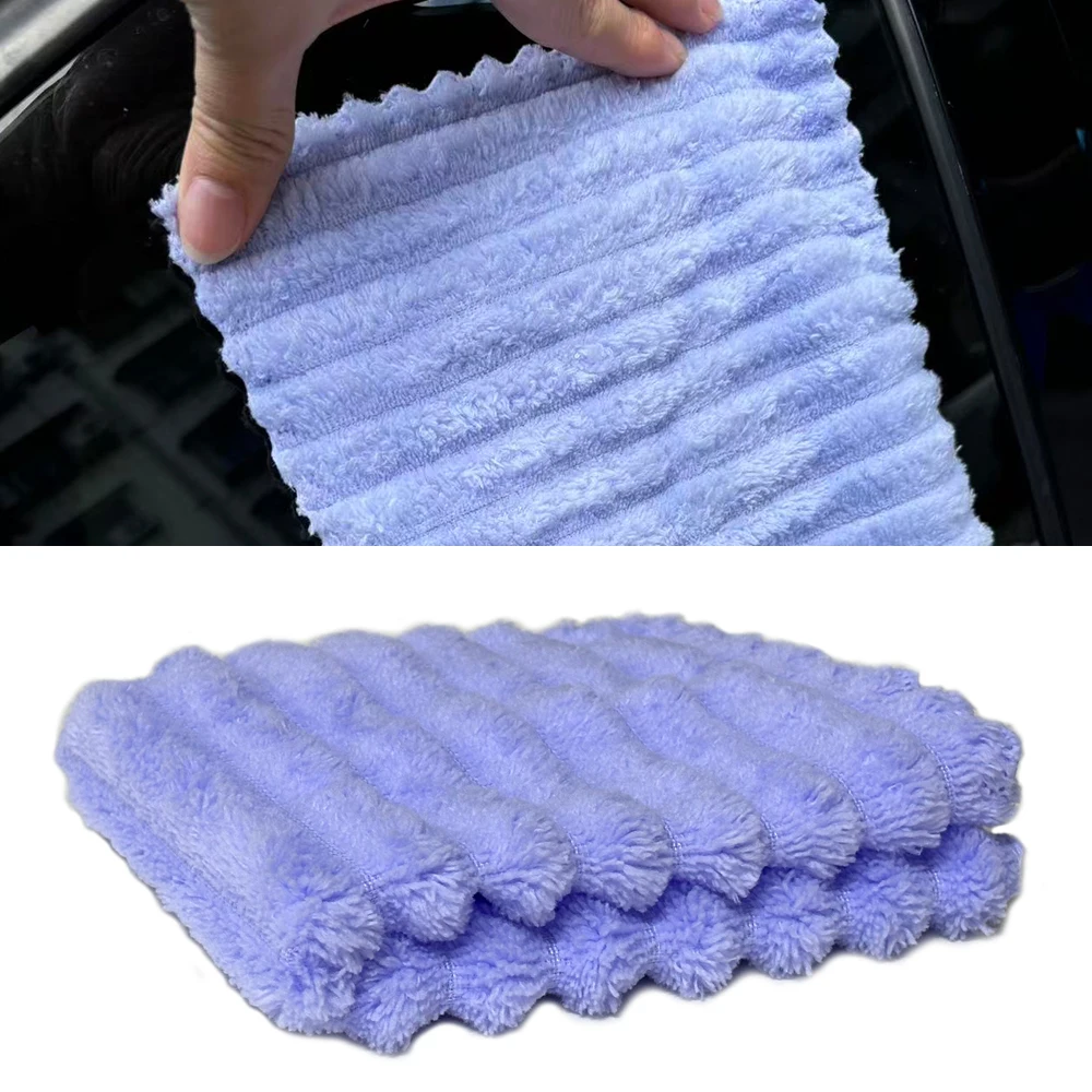 Natural Car Care Cleaning Cloth Genuine Sheepskin Wash Rag Suede Ultra Absorbent Quick Dry Towels for Car Wash Accessori