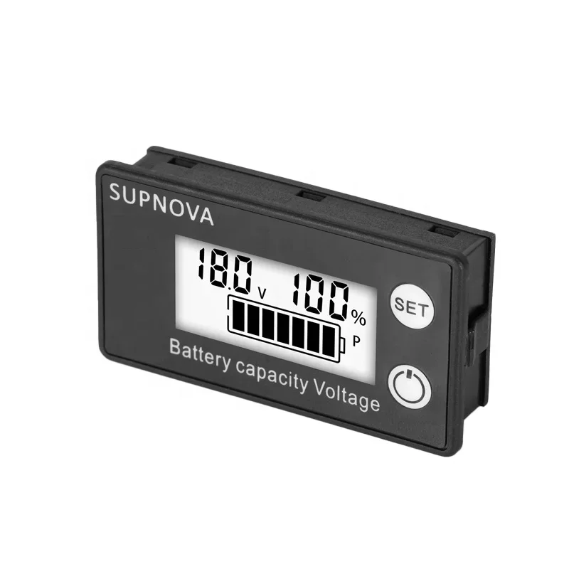 LCDデジタル電気メーター,バッテリー容量インジケーター,LiFePo4リチウム電池,鉛蓄電池,12v,24v,48v,72v,DC8-100V,6133a