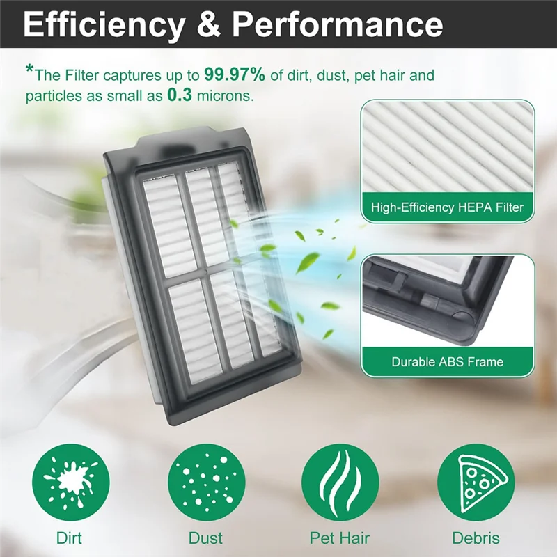 طقم قطع غيار BAAM-Fit لـ Irobot Roomba Plus 405/505 Combo-فرشاة جانبية رئيسية فلتر Hepa وسادة ممسحة أكياس الغبار ملحقات استبدال