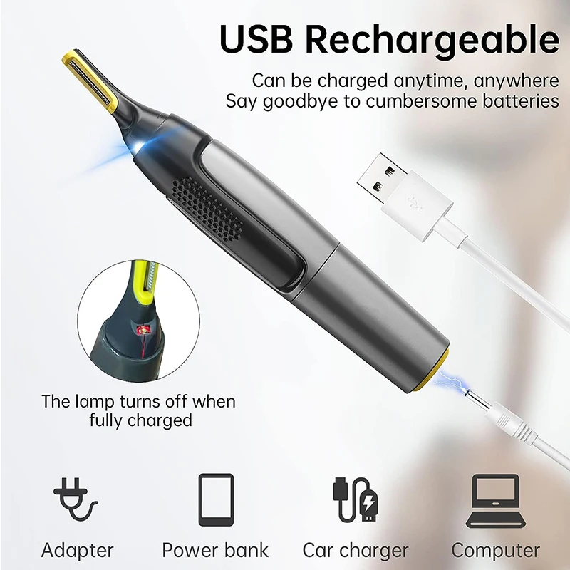 الكهربائية أداة قص الحواجب الحلاقة رقيقة جدا الدقة المتقلب الكهربائية المحمولة الأذن المتقلب للرجال الأنف ماكينة حلاقة للشعر مقاوم للماء