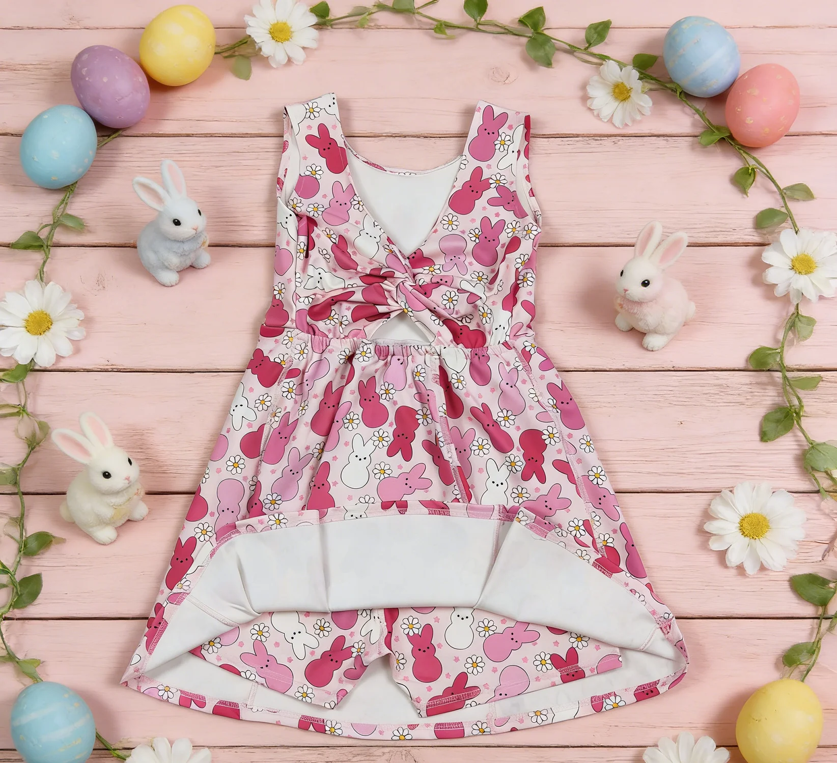 Z1209-16 GSD3053 Presale Kids Girls Clothes Sleeveless Baby Fashion Dress