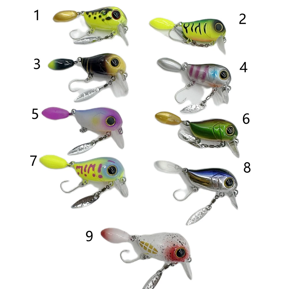 2g 30mm Floating Minnow Top Water Hard Bait Floating Mino Tilapia Knotty Crankbait Fishing Lure Fishing Tool
