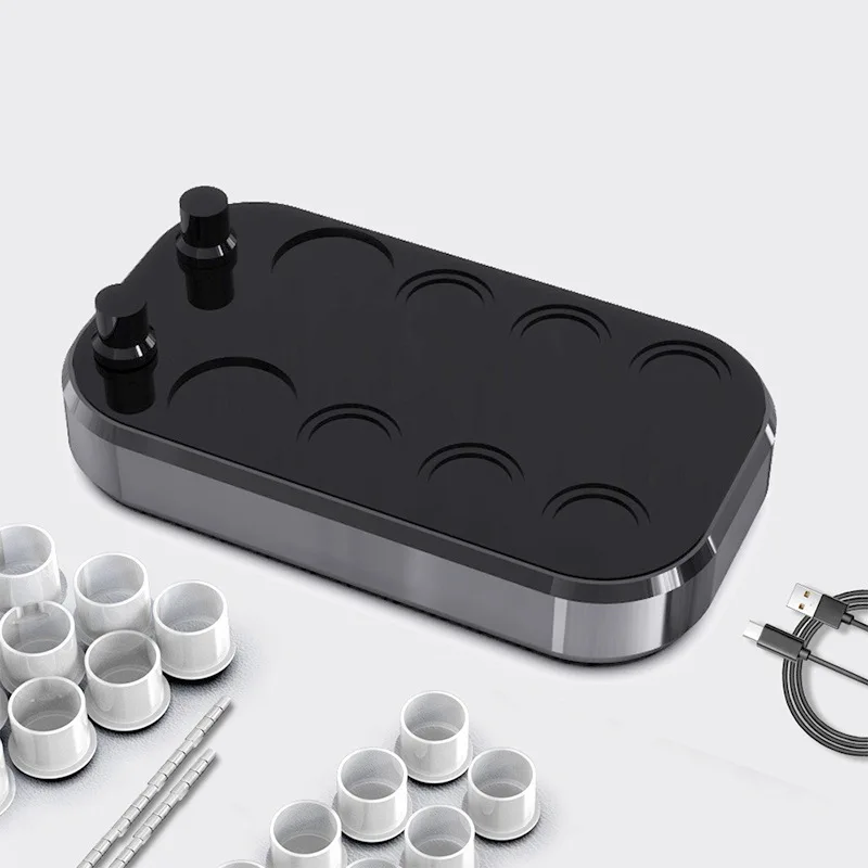 Tattoo Ink Cup Magnetic Stirrer Magnetic Rod Pigment Nail Polish Eyelash Adhesives Electric Mixer Accessories Beauty Tools