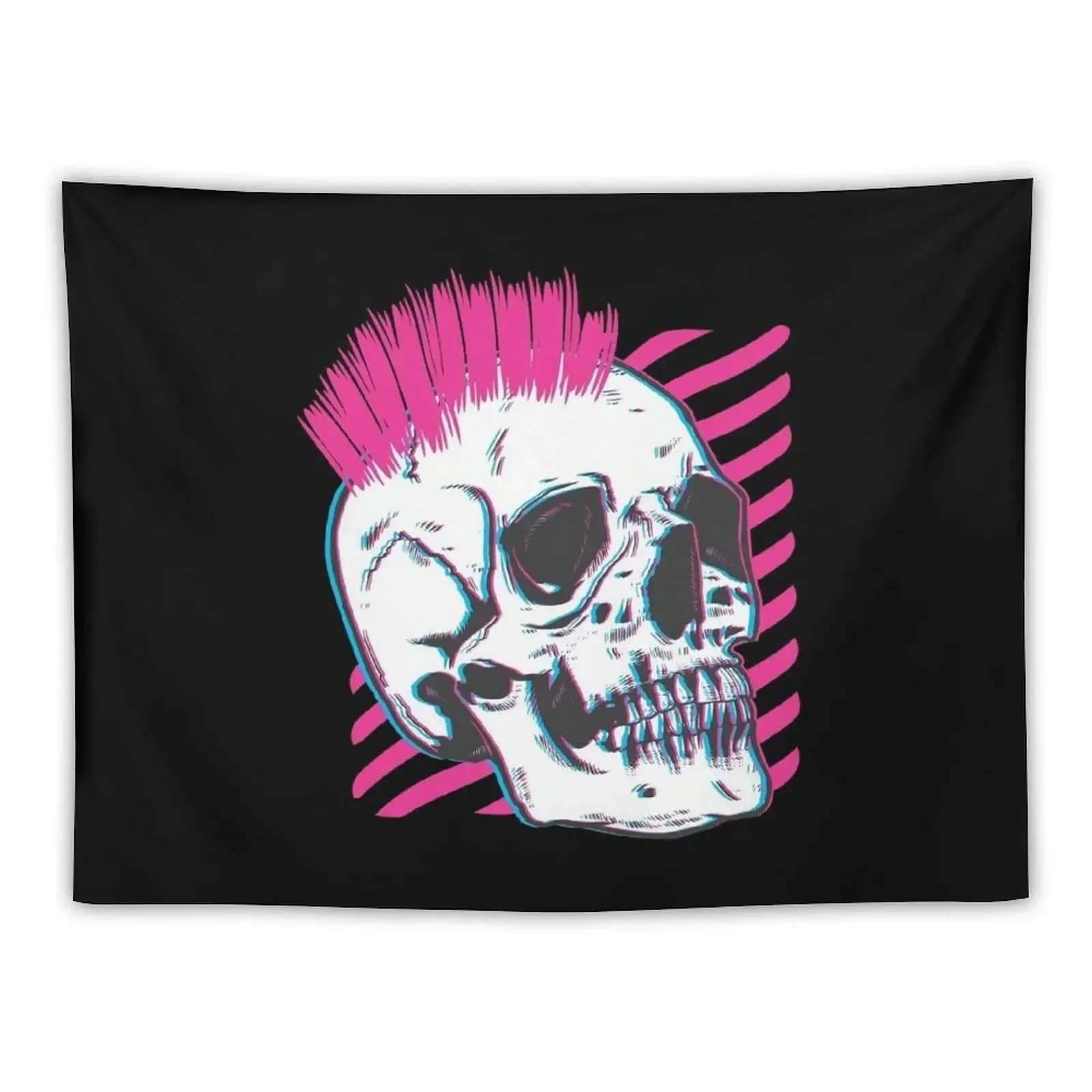 

Punk skull Tapestry Wall Hanging Wall Japanese Room Decor Tapestry