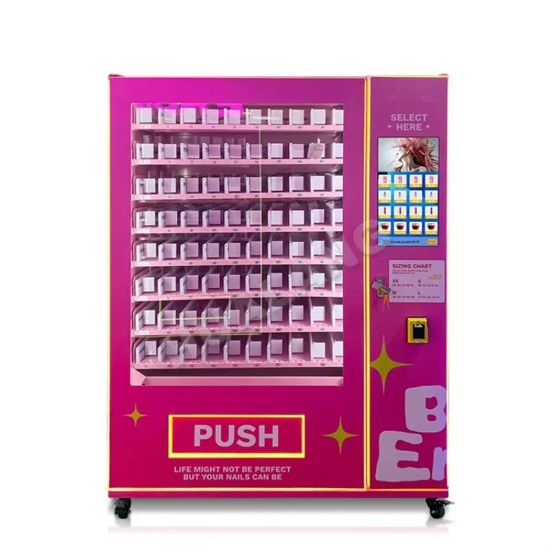 

24 H Self Service Original Factory Touch Screen Smart Beauty Vending Machine with Showcase Cosmetic Vending Machine Customized