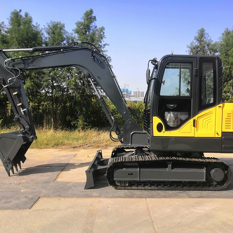 Chinesischer neuer Bagger Raupenbagger 6T 8T Hydraulikbagger Erdbewegungsmaschinen