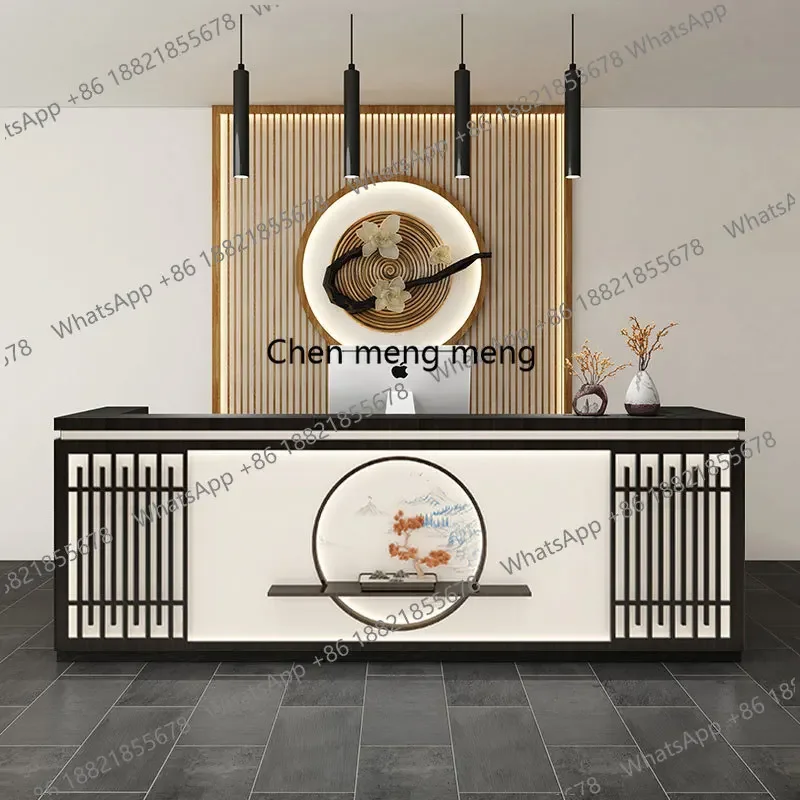 New arrive Design Modern Reception Desks Shop Beauty Hotel Executive Restaurant Reception Desks Luxury Comptoire Accueil Lounge