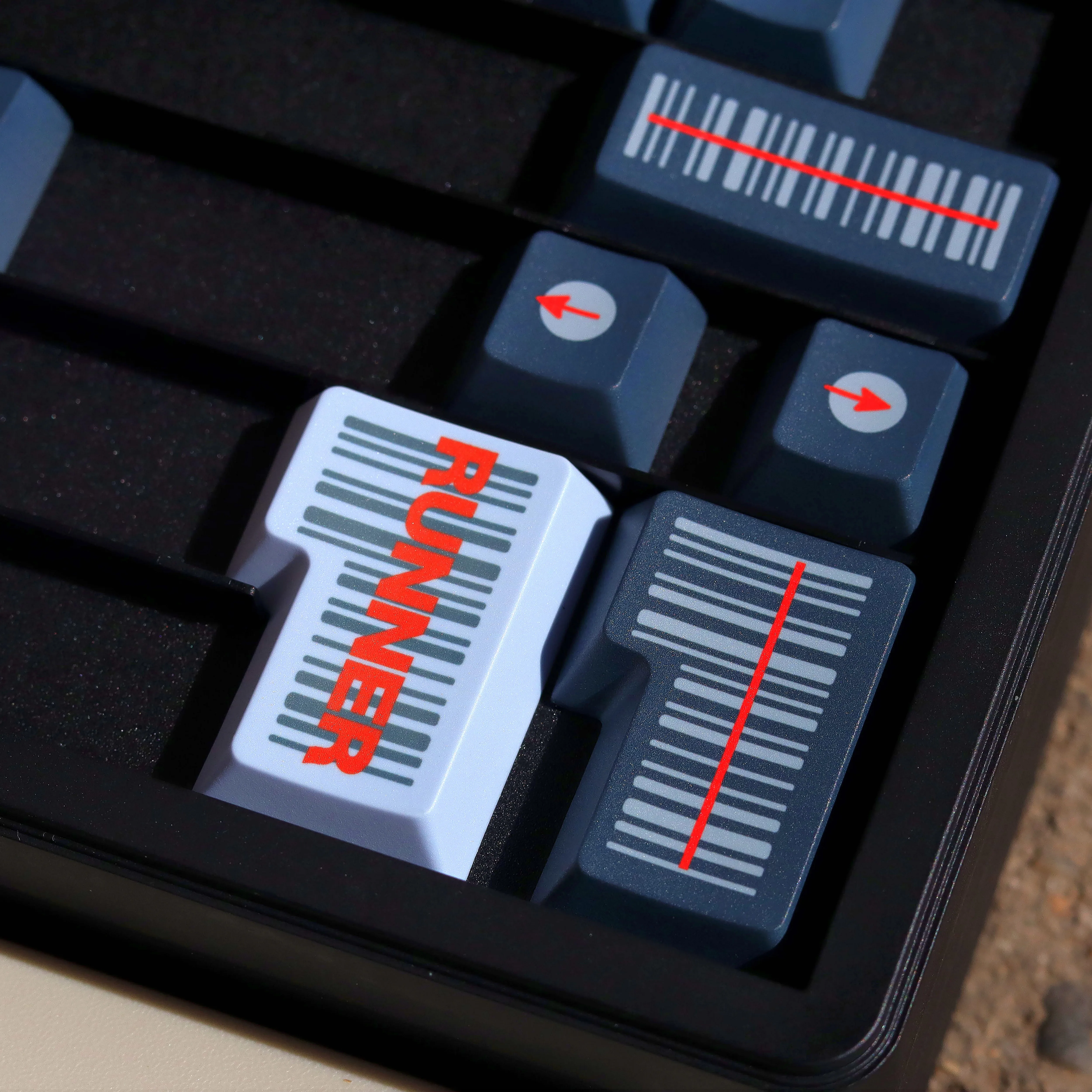 PBT Keycaps Runner Keycap Large Set Cherry Profile Dye Sublimation Keycap For MX Mechanical Keyboard F87 75 108 Alice ISO Layout