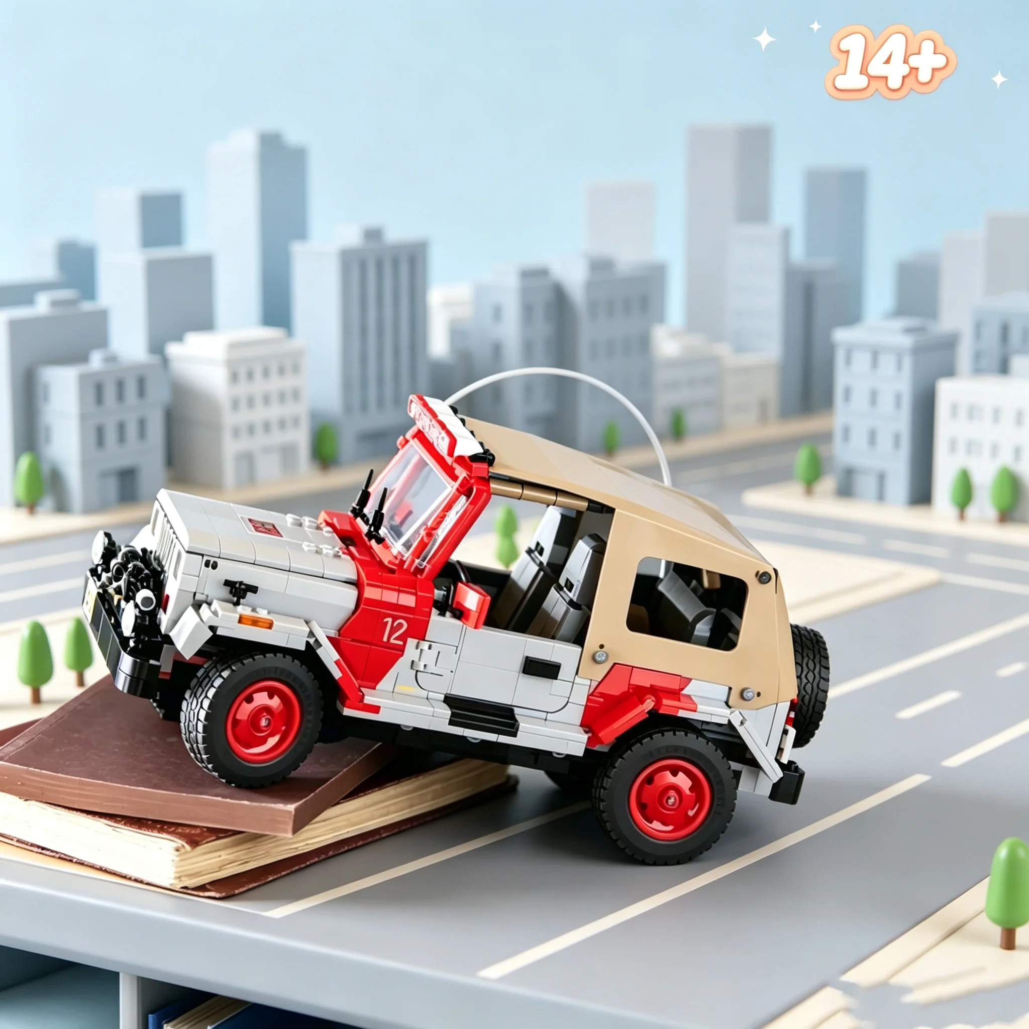Model Kit Jurassic Park - Disponibile - Set di Costruzioni Modello