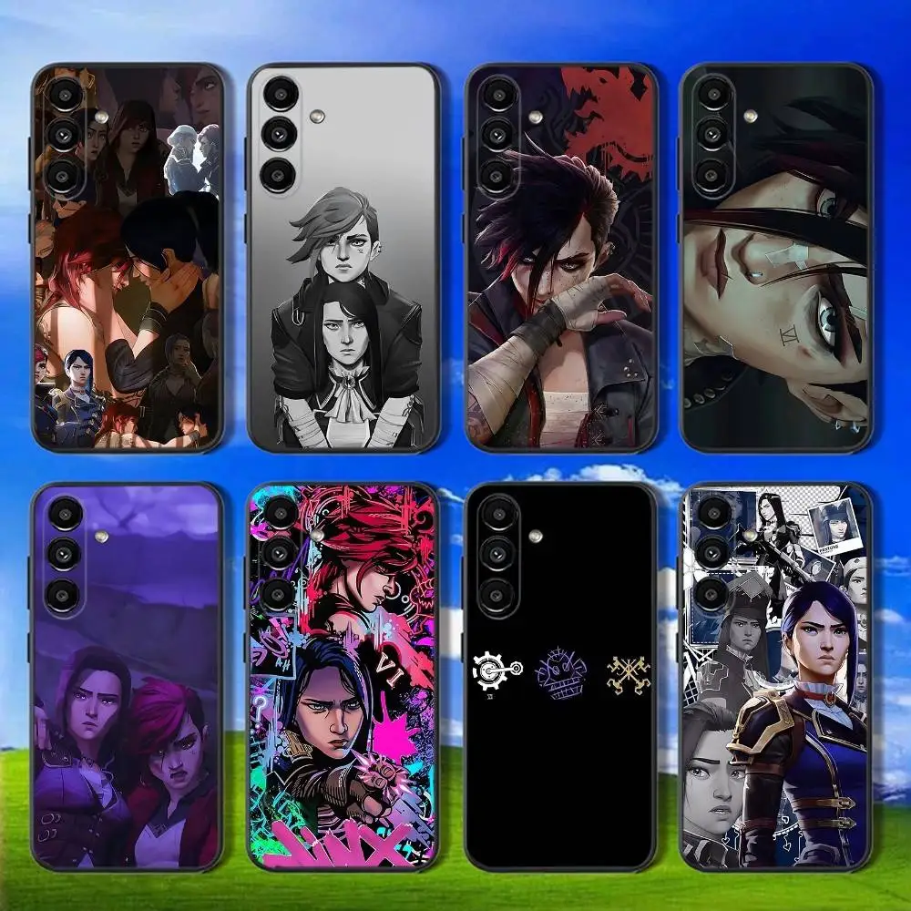 

Arcane Vi C-Caitlyn Phone Case For Samsung Galaxy A13,A21s,A22,A31,A32,A52,A53,A71,A80,Soft Black Shell