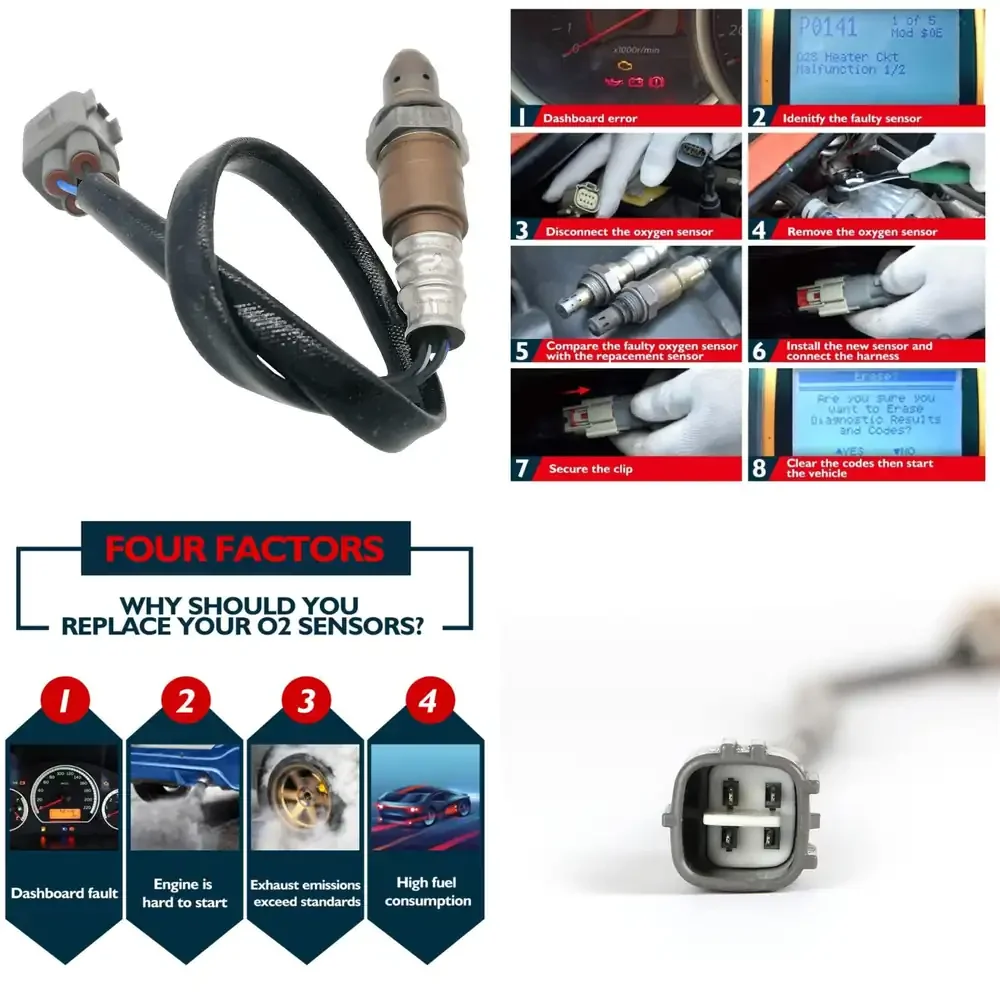 

for Toyota 89467-33230 89467-48220 Car Oxygen Sensor Automotive Oxygen Sensor Engine Oxygen Sensor Replacement