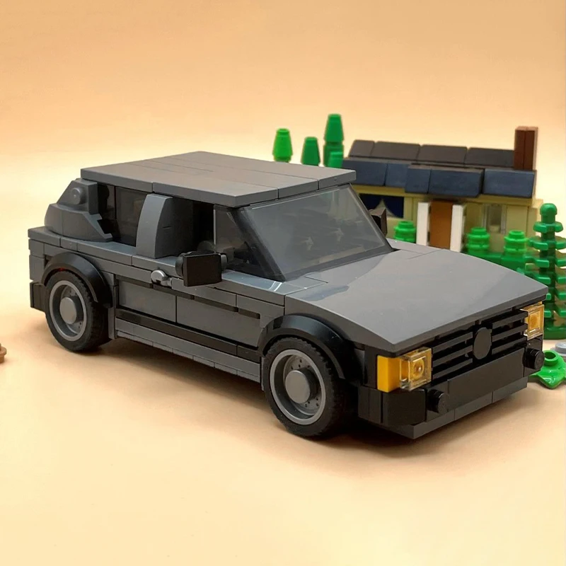 

265pcs MOC People's Car Rabbit Golf Dark Bluish Gray City Champion Supercar Building Block Christmas Best Birthday Ideas for Kid