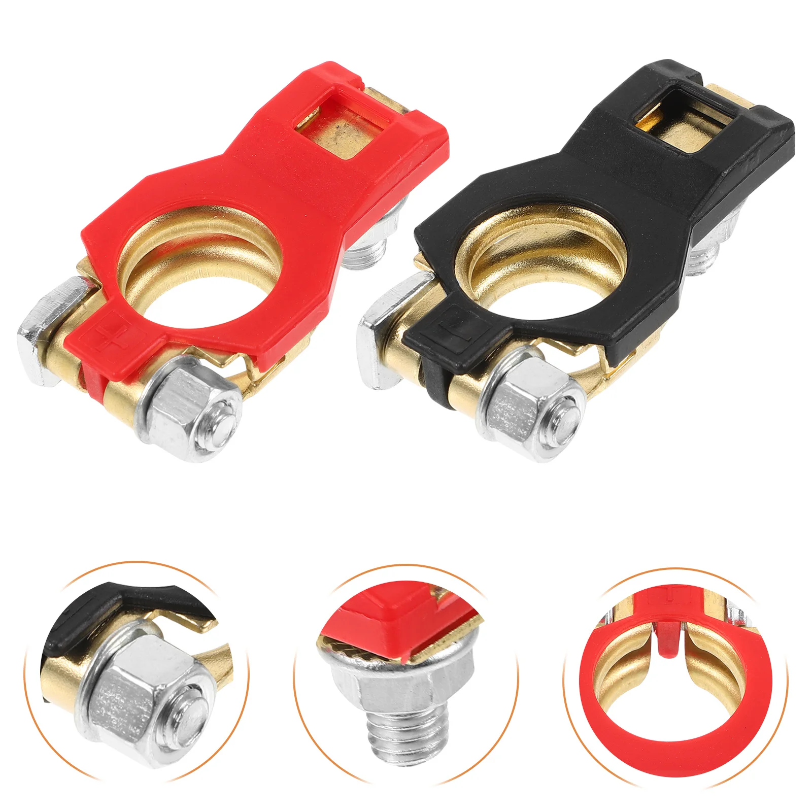 

Clamp Car Terminal Connector Heavy Duty Alloy Auto Clip Corrosion Resistant For Truck Terminals Cable