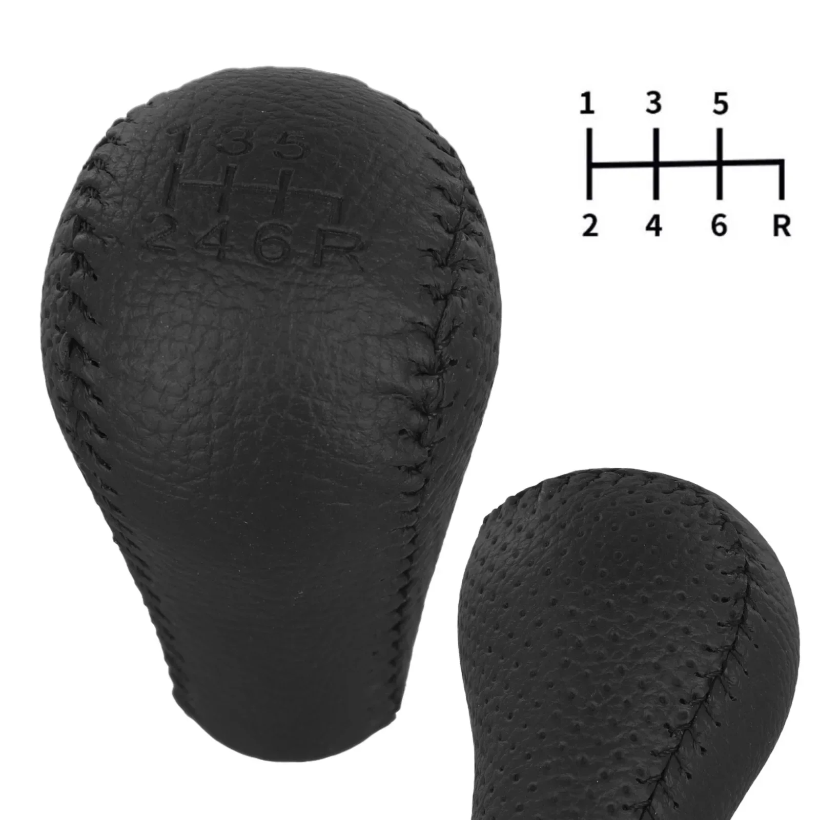 

Aftermarket Knob 6 Speed Shift Knob Standard Size Aftermarket Gear Shift Replacement Standard Size Fitment Wear Resistant