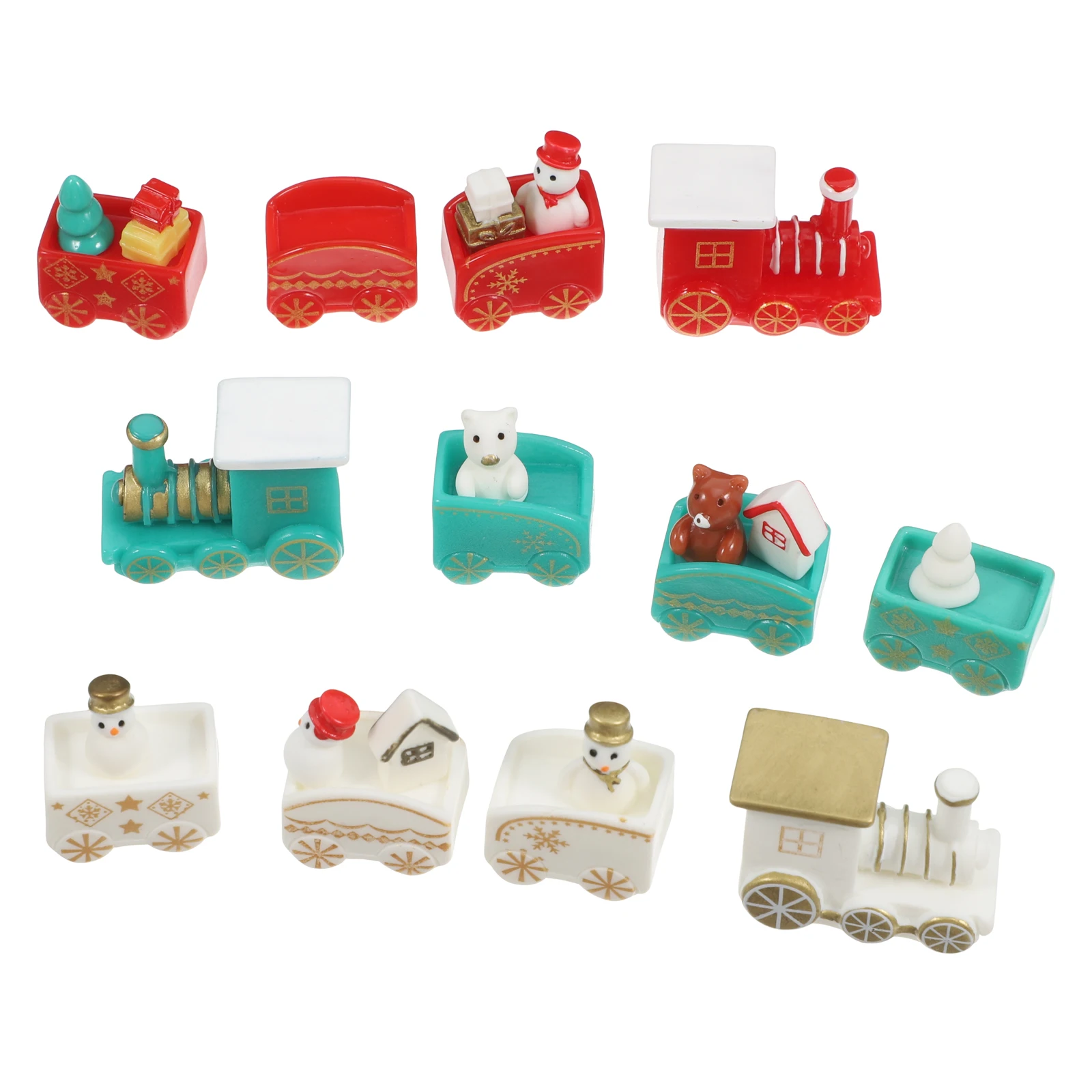 

Snowman Gift Group Diy Globe Figurines Christmas Race Car Chrismtas Wooden Miniature Decorations Ornaments