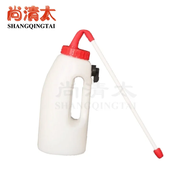 2.5 L น่องขวดนม Oral Calf Drencher สําหรับวัว Speedy Drencher พร้อม Probe นวัตกรรมวัว Drencher