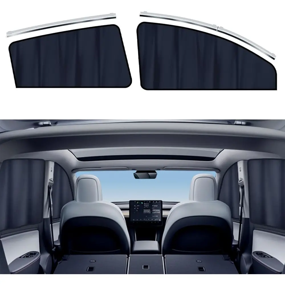 

Model Y/3 Sunshade, Magnetic Side Window Sun Shade, Car Privacy Window Shade for Baby, Removable Curtains, Model Y/3 Accessories