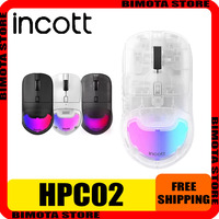 Ironcat Hpc02 Pro Wireless Mouse Dual Mode Paw3395 Customized Gaming Mouse Hot-Swap RGB Silencing Ergonomics PC Gamer Accessorie