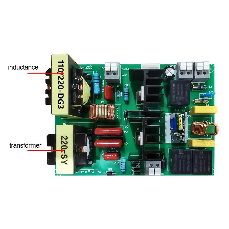 Ultrasonic Drive Board 40KHz 150W 100W Display Time Driver Ultrasonic Generator Parts For Industrial Washer Transducers CHYSONIC