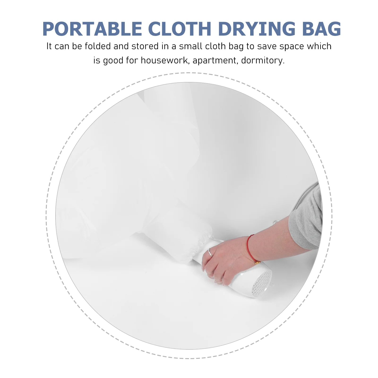 Dry Clothes Bag Air Clothing Drying Household Portable Dryer Laundry Bags Down Jacket Trousers Polyester Travel