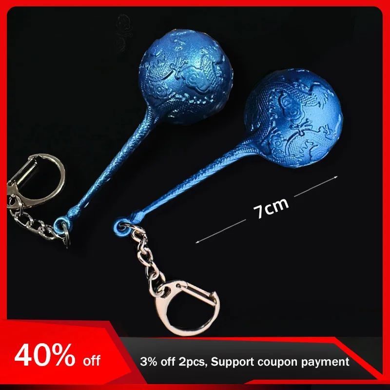 Keychain Nezha: The Demon Child’s Rebellion Pendant Anime Peripherals Model Props Collectible Accessories Boyfriend Gift Toys