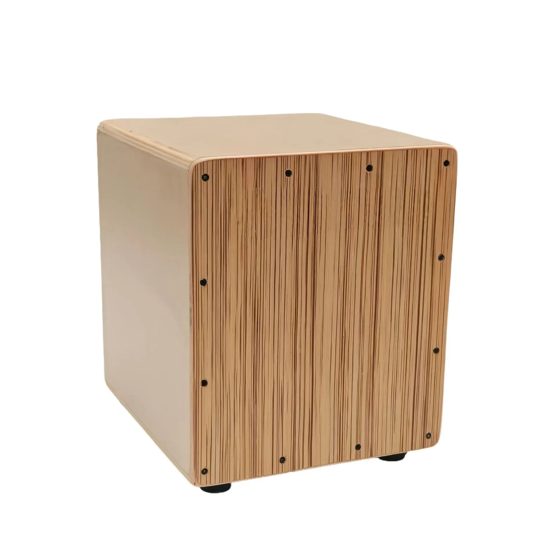 Birch Wood Cajon Box Drum Percussion Instrument For Band Stage Live Performance Music Beginner Daily Home Practice