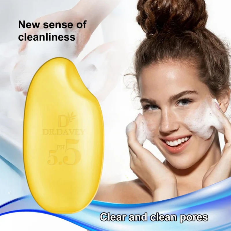 VITAMIN C+TURMERIC Soap Cleansing and Moisturizing Handmade Soap，Bath Facial Skin Care Soap