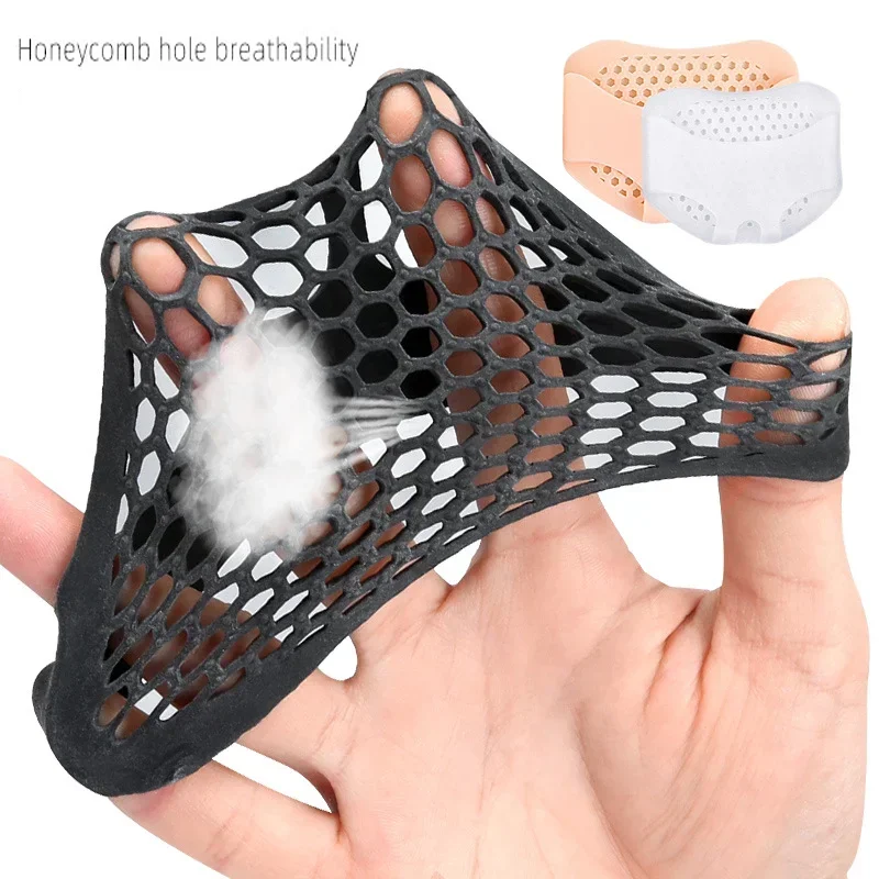 Plantillas de Gel de silicona, separador de dedos del pie, Protector ortopédico de pulgar Valgus, ajustador de juanete, Protector de Hallux, cojín para el cuidado de los pies, 2 uds.