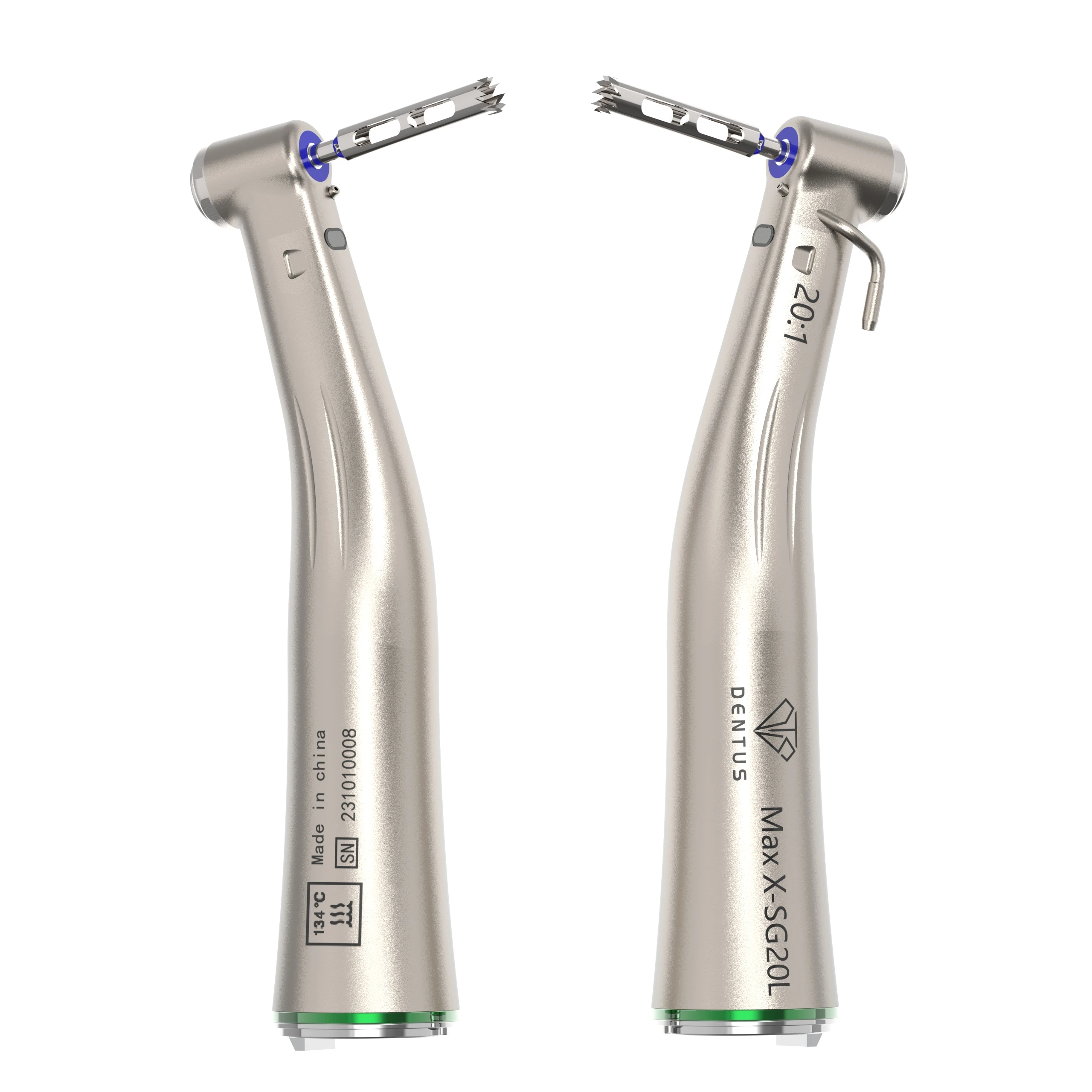 LED fiber optic handpieces Stainless steel im plant handpieces Low speed den tal handpieces