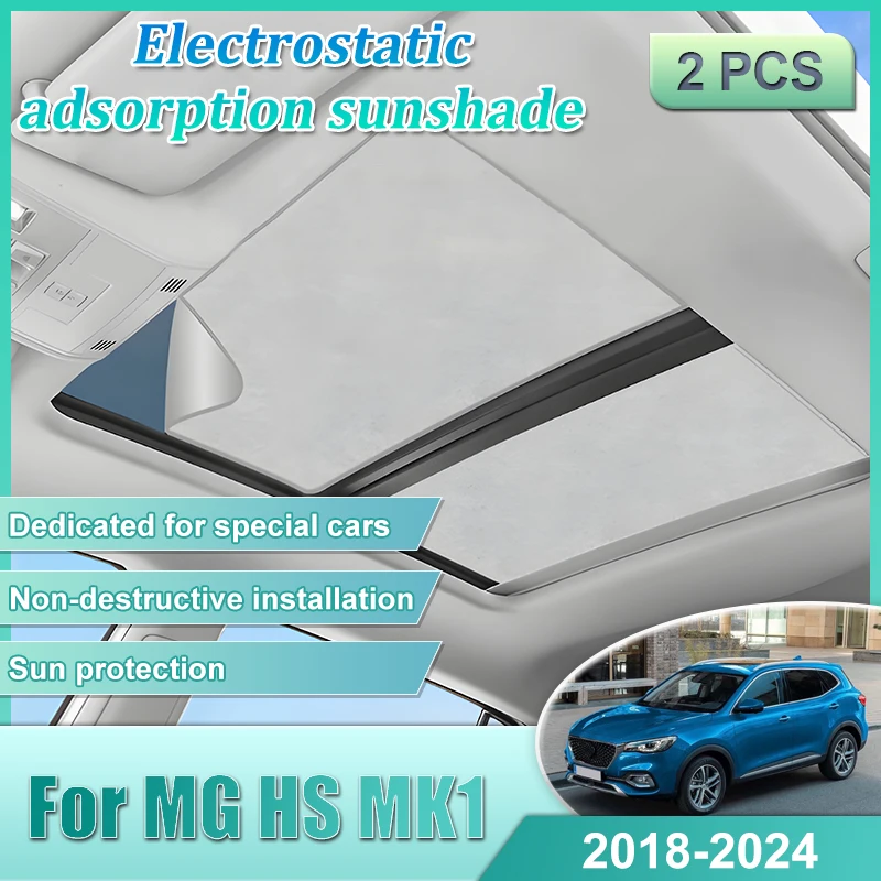Pare-soleil de toit de voiture pour MG HS AS23 EHS MK1 2018 2019 2020 2021 2022 2023 2024, Parasol de toit ouvrant à Adsorption électrostatique, lucarne