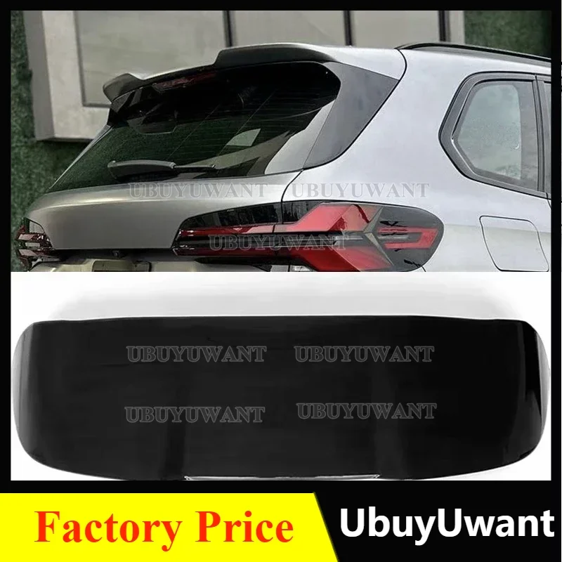 

For BMW X5 G05 Upgrade X5M Style Spoiler 2018-2021 ABS Glossy black Rear Trunk Lip Spoiler Top Wing