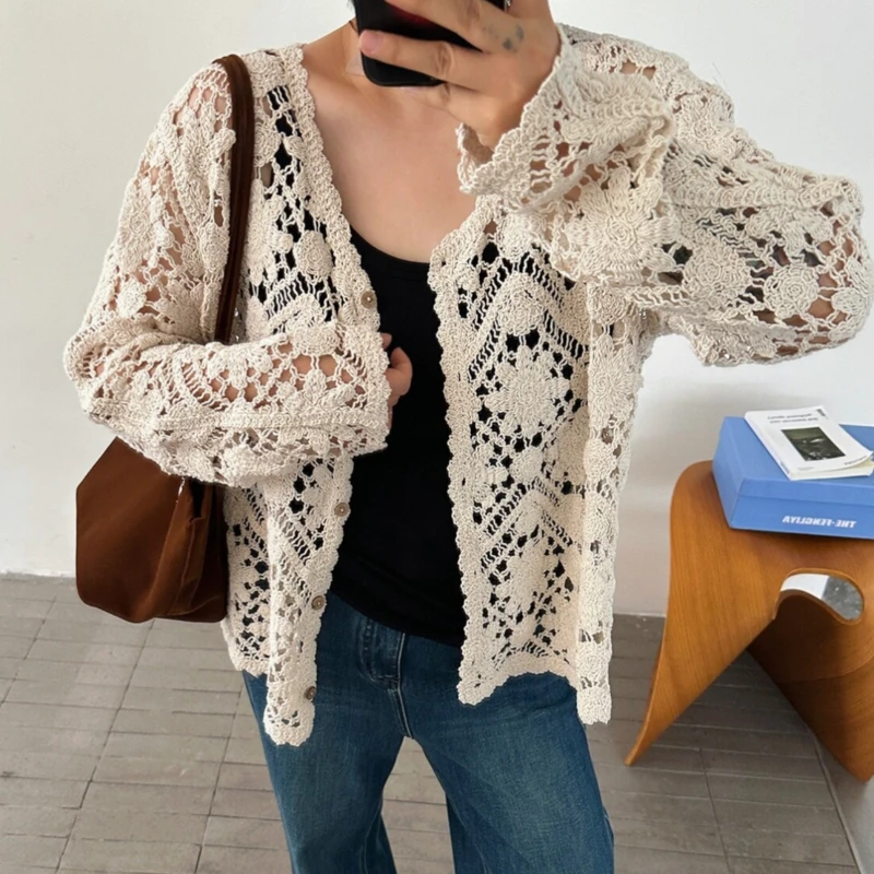 Embroidered Floral Crochet Top - Crochet Top Boho review and price