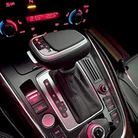 Para audi Q7 A6 C6 A7 A4 A5 B8 C7 Q5 S5 S7 perilla de palanca de cambios con luces LED manija caja de cambios cubierta antipolvo transmisión automática de coche